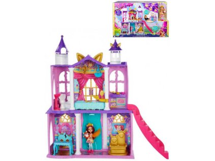 Mattel MATTEL Enchantimals královský zámek herní set panenka Felicity s doplňky
