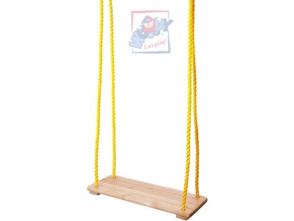 Woody WOODY DŘEVO Houpačka jednoduchá závěsné sedátko prkénko na houpání