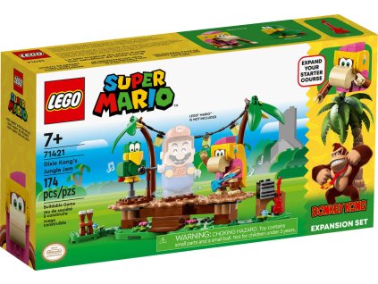 Lego LEGO SUPER MARIO Dixie Kong a koncert v džungli (rozšíření) 71421 STAVEBNICE