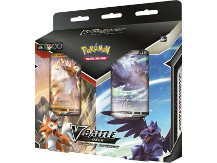 ADC Hra Pokémon TCG: GO V Battle Deck Bundle Lycanroc vs. Corviknight