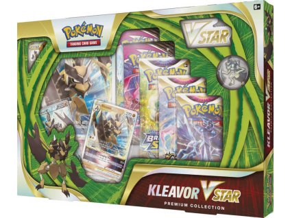 ADC Pokémon TCG: Kleavor V Star Premium Collection set 5x booster s doplňky