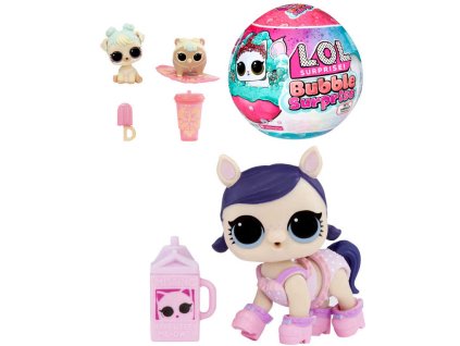 L.O.L. Surprise! Zvířátko v bublající pěně 5 překvapení různé druhy v kouli
