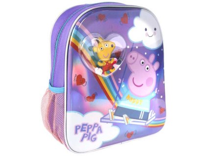 Batůžek dětský 3D prasátko Peppina (Peppa Pig) s konfetami