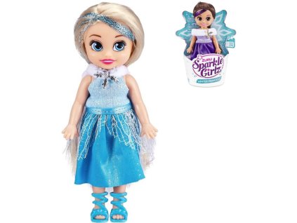 Sparkle Girlz Winter Princess panenka zimní princezna 2 druhy v kornoutku
