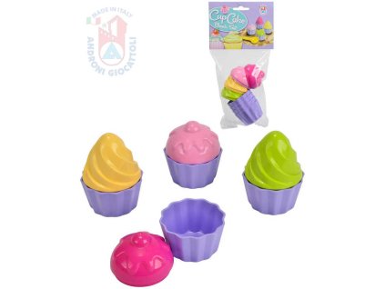 Androni ANDRONI Dortíky pískový set formička muffin 8ks + naběračka v sáčku