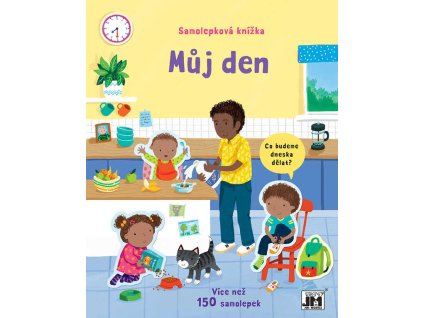Jiri Models JIRI MODELS Samolepková knížka Můj den 150 samolepek