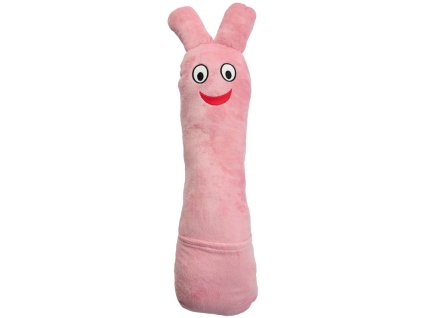 Mac Toys MAC TOYS PLYŠ Bludišťák 30cm růžový maskot *PLYŠOVÉ HRAČKY*