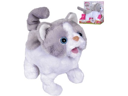 Simba SIMBA PLYŠ Chi Chi Love Kočička s funkcemi chodí mňouká na baterie Zvuk