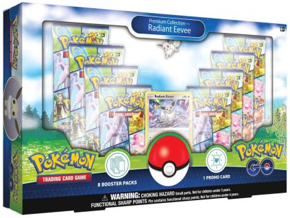 ADC Hra Pokémon TCG: GO Radiant Eevee Premium Collection 8x booster s doplňky
