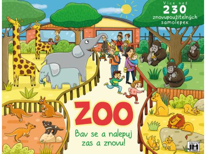 Jiri Models JIRI MODELS Album samolepky ZOO Bav se a nalepuj zas a znovu!