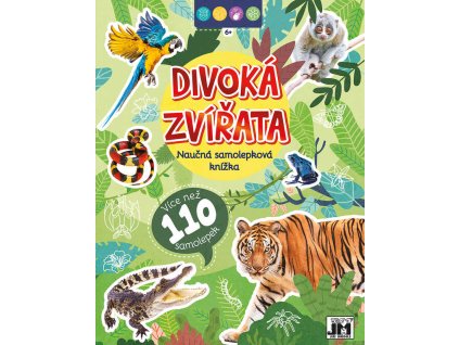 Jiri Models JIRI MODELS Naučná samolepková knížka Divoká zvířata