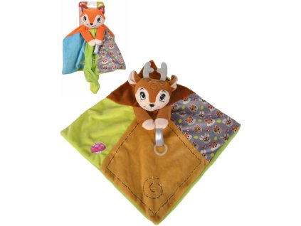 Simba SIMBA Usínáček baby zvířátko muchláček chrastítko 2 druhy pro miminko