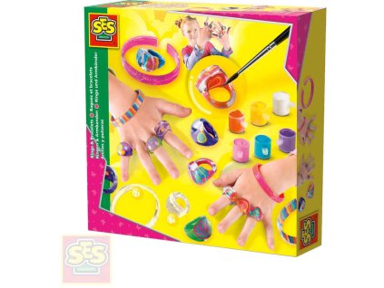 SES Creative SES CREATIVE Kreativní set malování módních prstýnků a náramků