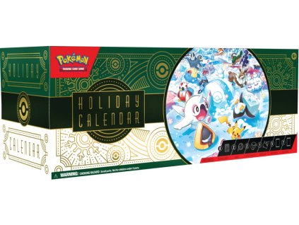 ADC Pokémon TCG: Adventní kalendář 2024 rozkládací s 13 boostery a doplňky