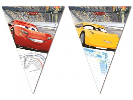 Dekorační vlajky CARS