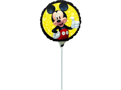 Minibalonek MICKEY kulatý foliový