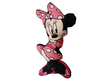 Minipolštářek MINNIE postava tvarovaný růžový