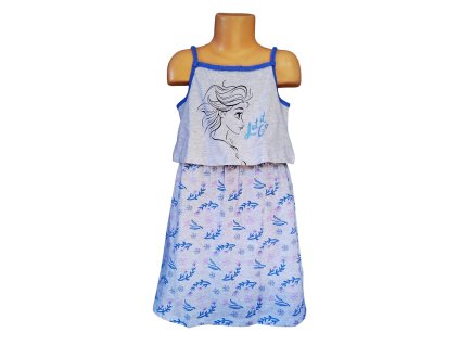 Šaty FROZEN  LET IT GO šedé