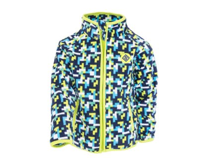 Chlapecká mikina PD fleece na zip vícebarevná