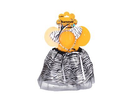 Set karneval ZEBRA se sukní