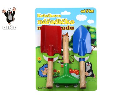 Nářadí zahradní kovové KRTEČEK 3 ks