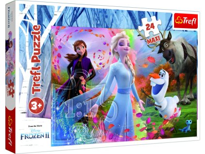Puzzle maxi FROZEN Hledaní dobrodružství 24 dílků