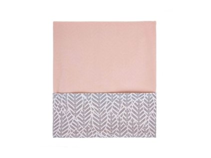 Dětská oboustranná deka Velvet Womar 75x100 šedo-lososová