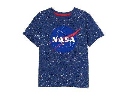 Chlapecké tričko NASA krátký rukáv tmavé modré