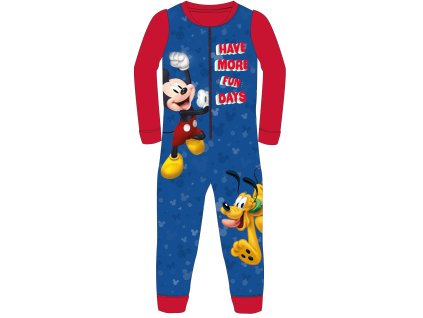 Chlapecký overal MICKEY A PLUTO modročervený