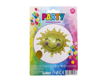 Balónek nafukovací - tvar SLUNCE 67x68 cm