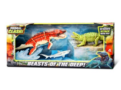 Primal Clash! Monstra z hlubin dino set 27 cm