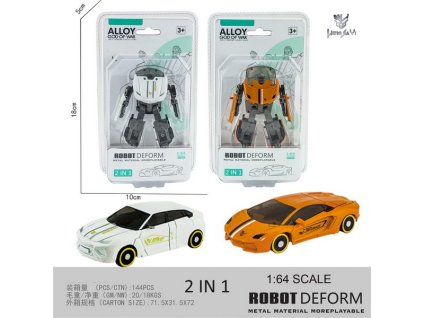 Autorobot kovový 11 cm