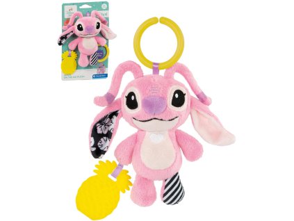 Clementoni CLEMENTONI PLYŠ Angel (Stitch) baby kousátko chrastítko pro miminko