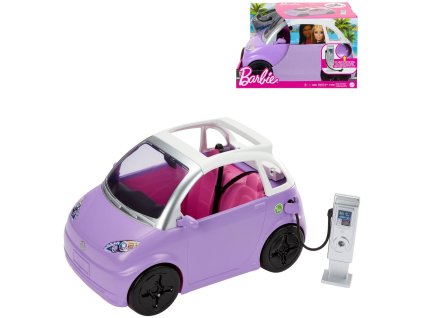 Mattel MATTEL BRB Barbie elektromobil auto / kabriolet 2v1 s nabíjecí stanicí