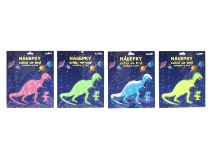 Samolepky svítící ve tmě DINOSAUŘI T-Rex