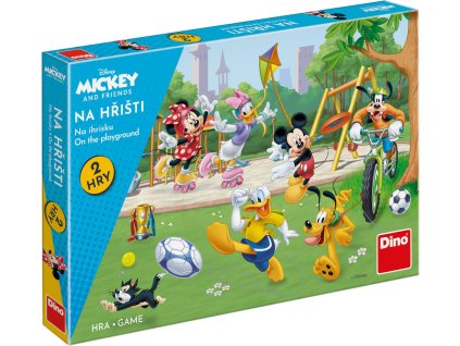 Dino DINO Hra Mickey Mouse a kamarádi na hřišti 2v1 *SPOLEČENSKÉ HRY*