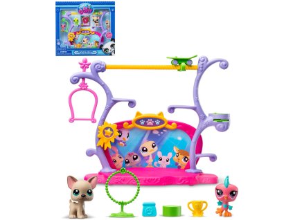 HASBRO LPS Zvířátka mají talent Zvířátko Littlest Pet Shop set 2ks s doplňky