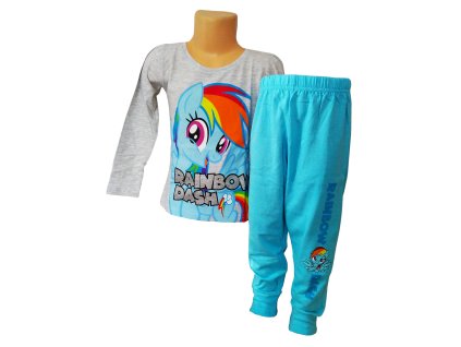 Pyžamo MY LITTLE PONY RAINBOW DASH modré dívčí (Barva Modrá, Velikost 98)