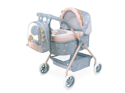 DeCuevas 86080 Můj první kočárek pro panenky s batůžkem COCO 2024 - 56 cm