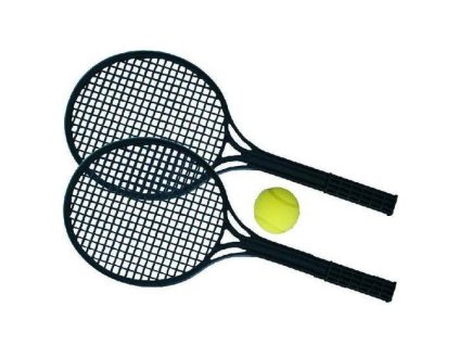 Soft tenis černý + 1 míček