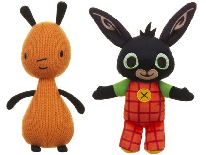 Plyšová figurka Bing Flop a Hoppity
