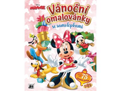 Vánoční omalovánka se samolepkami Minnie