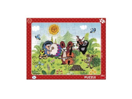 Puzzle deskové 40 KRTEK A KAPELA