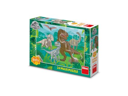 Puzzle Jurský Svět 24 dílků maxi