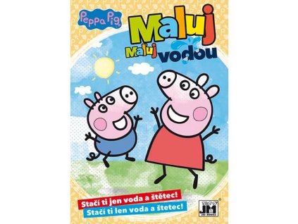 Omalovánka A5 Maluj vodou Prasátko Peppa