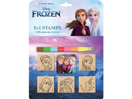 Razítka 5+1 s voskovkou Frozen - Ledové království