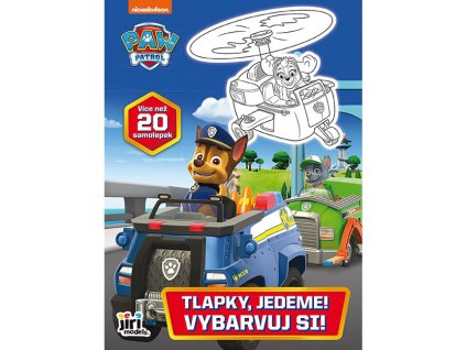 Vybarvuj si! Tlapková Patrola Tlapky - jedeme