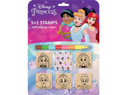 Razítka 5+1 s voskovkou Disney Princezny