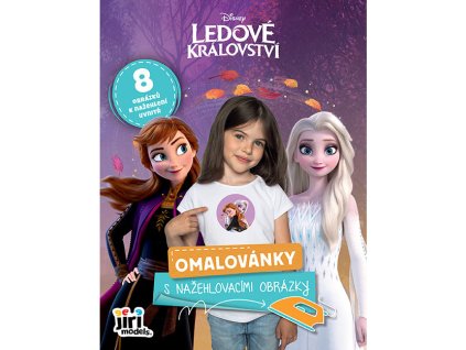 Omalovánka s nažehlovacími obrázky FROZEN - Ledové království
