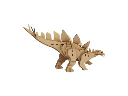 Dřevěné 3D puzzle Stegosaurus